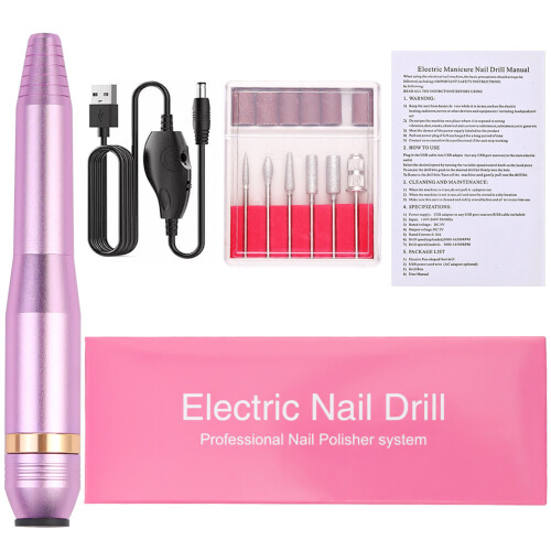 Elektrischer Nagelfeiler 16000 U/min 6 Bits Maniküre 1