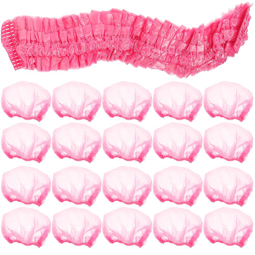 500Pcs Damer Stora Duschmössor Elastiska Hårmössor Badmössa