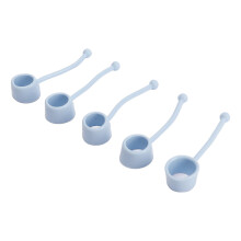 5x Finger-Dehntrainer, elastisch, 40lb, blau