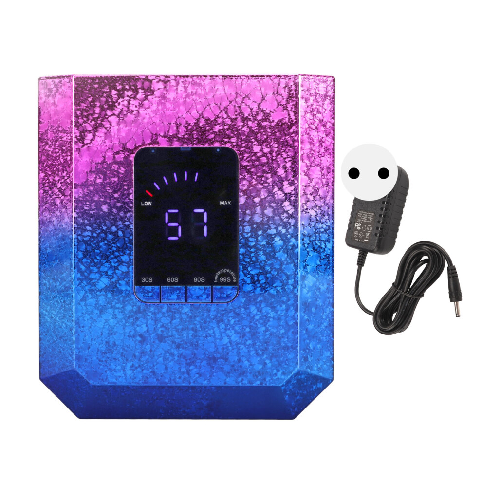 (EU Plug) 60W Intelligent Nail Lamp 4 Timer 33pcs Smart Gel Dryer