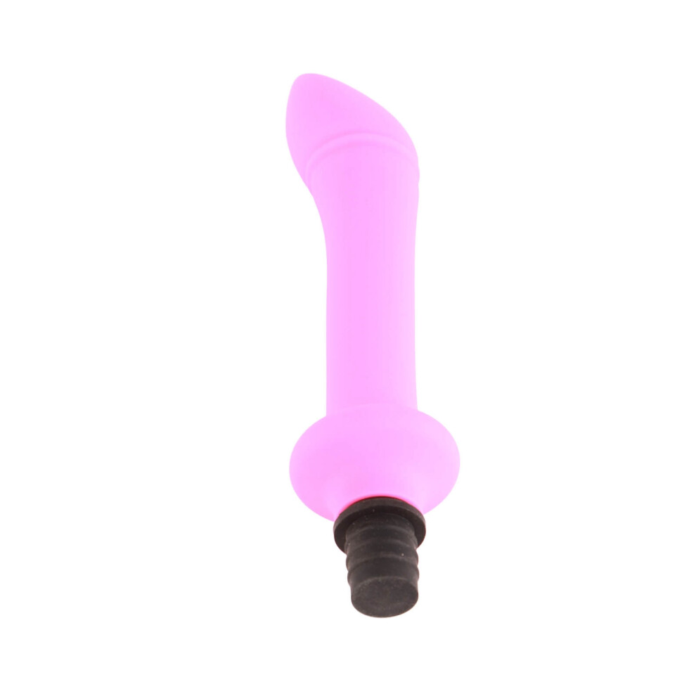 (0.6 ~ 0.6in) Silicone Fascia Massager Head Waterproof Soft Replacement Pink 0.6in