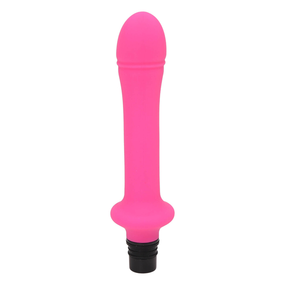 (0.7 ~ 0.7in) Silicone Fascia Massager Head Waterproof Soft Replacement Pink 0.6in