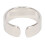 Adjustable Magnetic Healing Ring Metal Joint Soreness Relief Silver 5