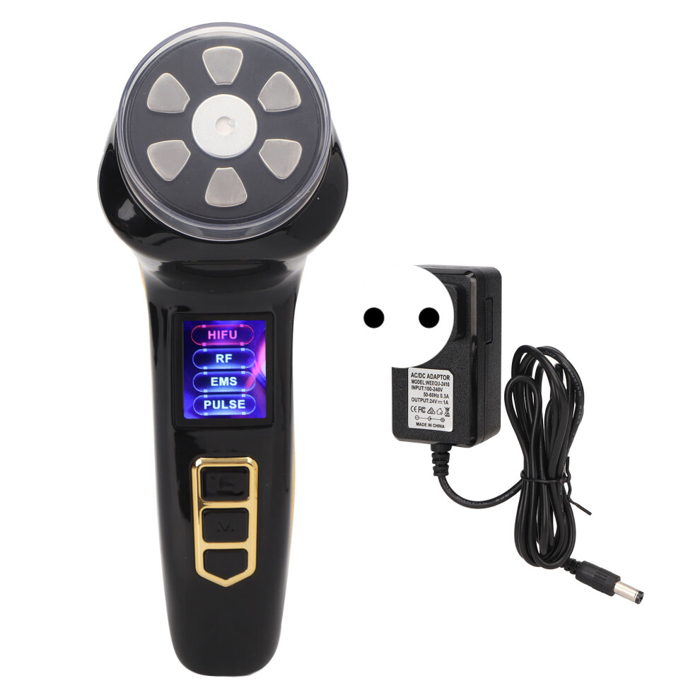 (EU Plug) RF Skin Tightening Device Micro Current Face Beauty 100-240V EU Plug