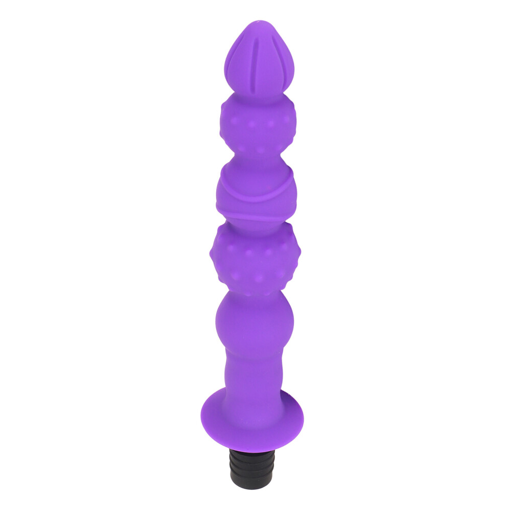 (0.6in) Silicone Muscle Massager Head Waterproof Reduce Soreness Purple 0.5in