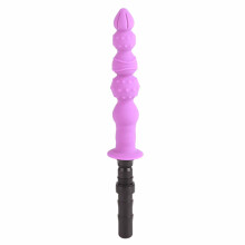 (0.7in) Silikon-Muskelmassagekopf wasserdicht Lila 0,5 Zoll schmerzreduzierend