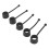 5 Stk. Fingergewichtstrainer 60lb Silikon Elastisch 1