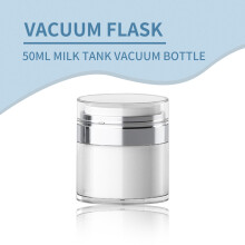 50ml Airless Pump Jar Portable Lotion Dispenser Acrylic Bottle