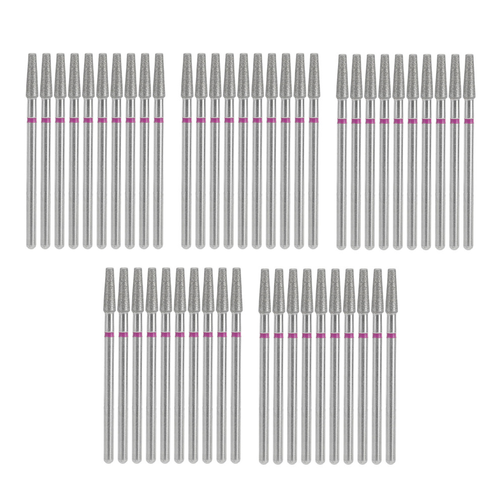 50pcs Nail Drill Corn Bits Set Glue Remover Cuticle Remover