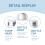 50ml Portable Airless Acrylic Lotion Jar 2