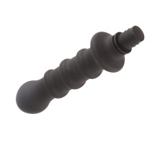 (0.59-0.63in) Tiefengewebe-Massageaufsatz Silikon Schwarz 1,5 cm