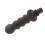 (0.59-0.63in) Diepweefselmaasagerhoofd Silicone Zwart 0.59-0.63in 1
