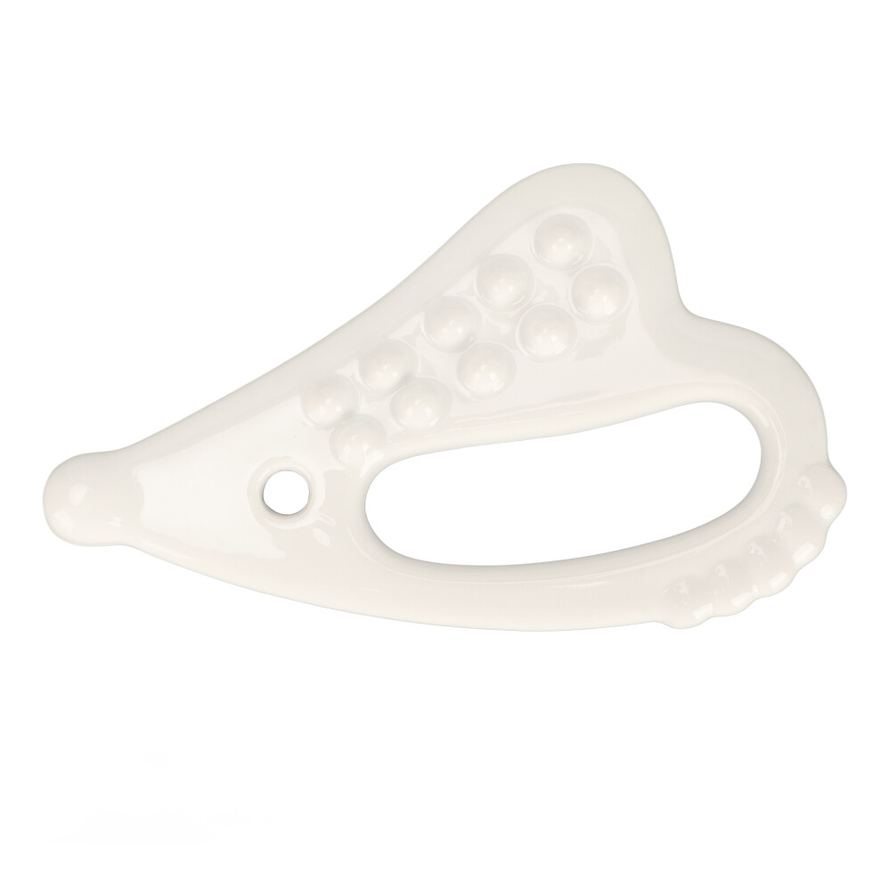 Ceramic Gua Sha Tool for Lymphatic Drainage Face Body Massager