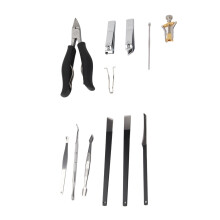 14pc Pedicure Set: Toenail Clippers & File