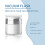 50ml Portable Airless Acrylic Lotion Jar 3
