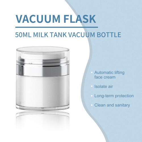 50ml Portable Airless Acrylic Lotion Jar 2