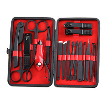 18-delig nagelknipperset zwart