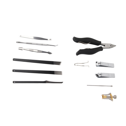 14pc Pedicure Set: Toenail Clippers & File 1