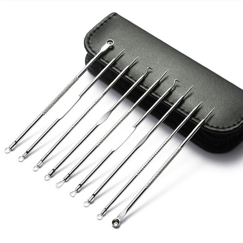 18pc Stainless Steel Blackhead & Pimple Tool Set 1