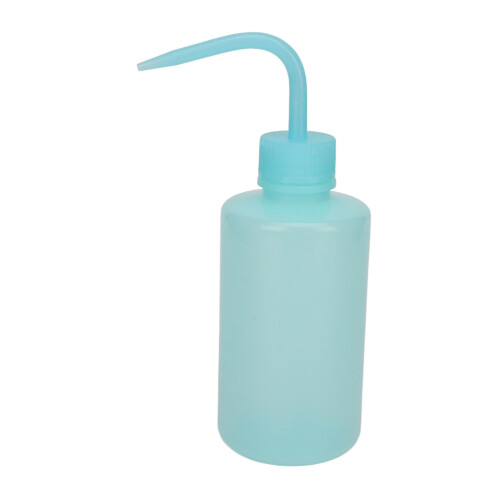 (Blue) 6x 250ml Schwarz Tattoo-Squeezeflasche schmales Maul 1