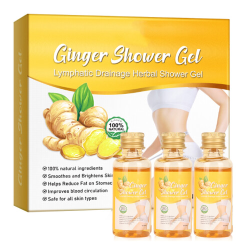 3x 30ml Ingwer-Duschgel Feuchtigkeitspflege