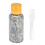 Gesichtsglitter-Gel Silber Selbstklebend 1.1oz 1