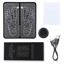 6 Modi USB wiederaufladbares Fußmassage-Set mit Mikrostrom