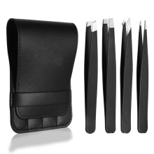 4Stck Augenbrauenzange Edelstahl Professionell
