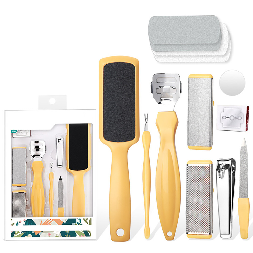 10PCS Pedicure Tools Set Foot Care Kit Dead Skin Remover