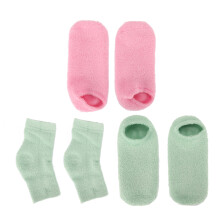 Feuchtigkeitsgel-Fersensocken gegen Rauheit