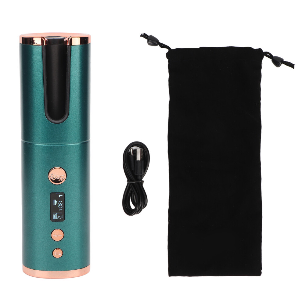 Automatic Hair Curler Cordless Ceramic Temp Control No Damage