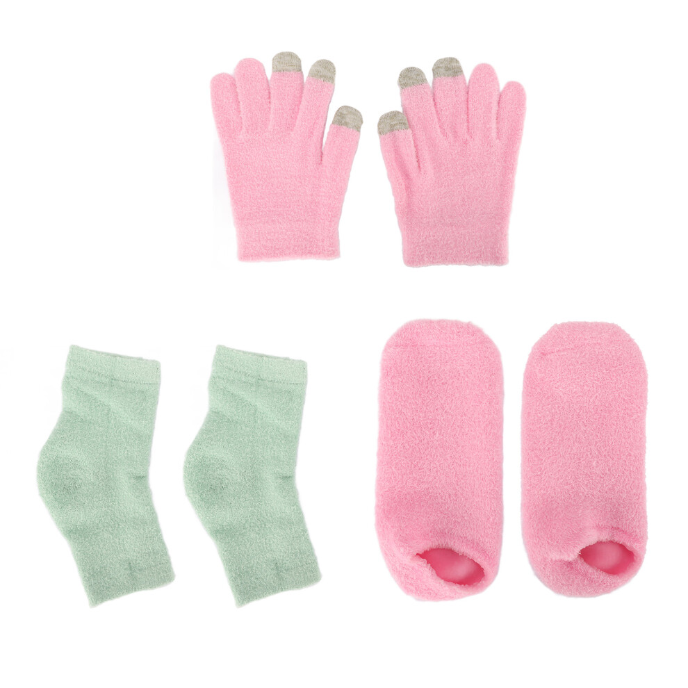 Moisturizing Hand Gloves Reusable Touch Screen Foot Care Socks