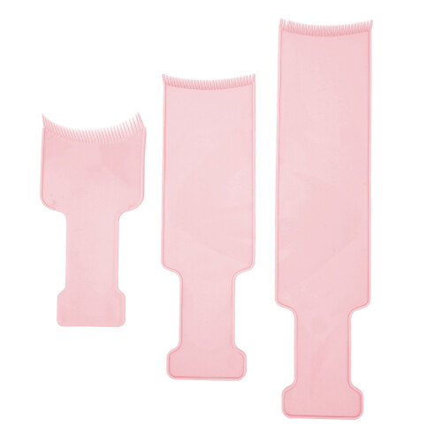 (Pink) 3x Färbungsbrett Barber-Färbeset Lila