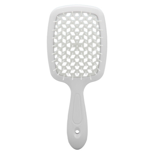 (White) Entwirr-Kamm Massage-Pfirsichrosa