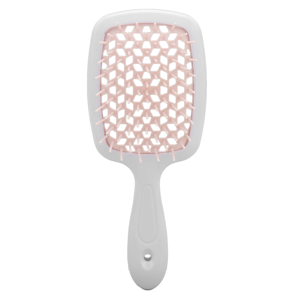 Pink (Pink) Detangler Hair Brush Massage Vented Blow Drying Curl Comb