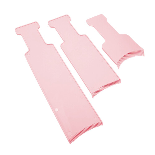 (Pink) 3x Färbungsbrett Barber-Färbeset Lila 1
