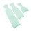 (Green) 3x Paarse Haarverf Splitspennen Set 2