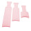 (Pink) 3x Färbungsbrett Barber-Färbeset Lila 3