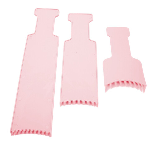 (Pink) 3x Färbungsbrett Barber-Färbeset Lila 2