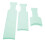 (Green) 3x Paarse Haarverf Splitspennen Set 3