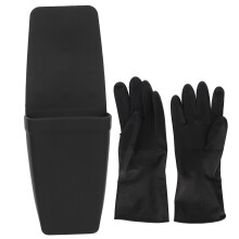 Heat Resistant Silicone Pouch Curling Iron Holder with Gloves