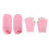Rosa Touchscreen-Spa-Handschuhe für Hände & Füße 3