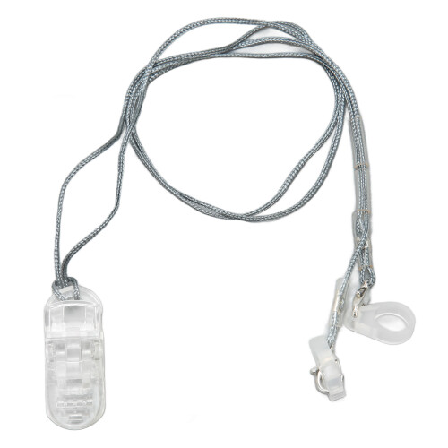 (Transparent) Transparenter Sound-Hilfe-Clip mit Halterung