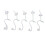 (Left Ear 2BL) 5x Transparante Versterkers L Oor 2BL 1