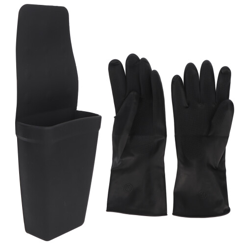 Hitzebeständiges Silikon-Etui für Lockenstab mit Handschuh 1