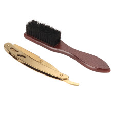 Beard Blade Holder Set Metal Multifunctional Cleaning Brush