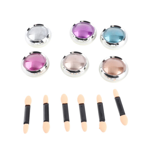 6-Farbiger Nagelspiegel mit Eye-Applikator