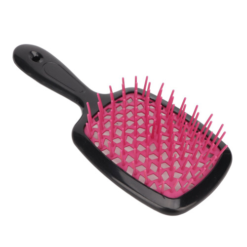 (Rose Red) Vent Haarborstel Professioneel Donkerpaars 2