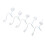 (Left Ear 2BL) 5x Transparante Versterkers L Oor 2BL 4