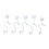 (Left Ear 2BL) 5x Transparante Versterkers L Oor 2BL 2